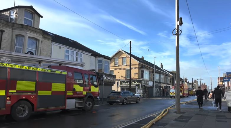 blackpool tower fire