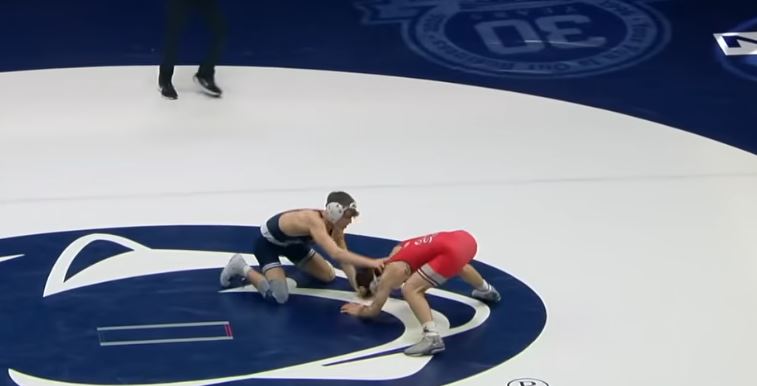 ohio state penn state wrestling match